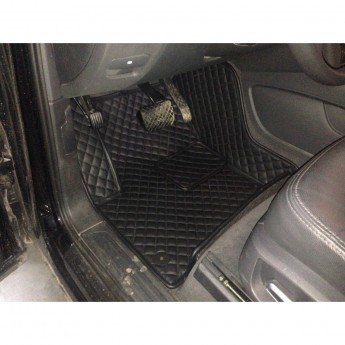 Коврики из экокожи PANDORA (2 передних 3D, 2 задних + задняя перемычка)